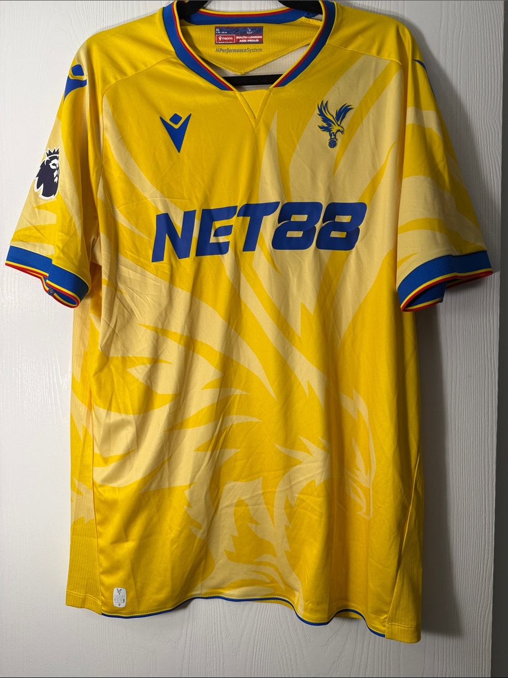 Crystal Palace Macron Away Jersey- 2024/2025 (XL) Authentic